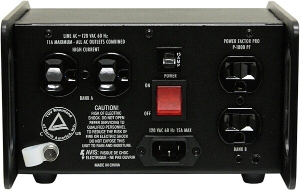 open zoom image for Furman P1800PF Power Conditioner, Rear
