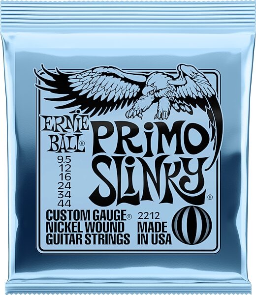 open zoom image for Ernie Ball Primo Slinky Electric Guitar Strings, Single, Action Position Back