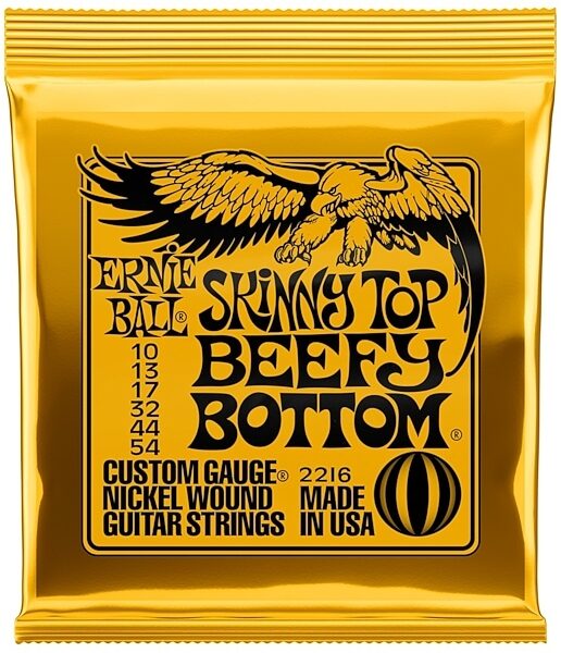 open zoom image for Ernie Ball Skinny Top Beefy Bottom Slinky Nickel Wound Electric Guitar Strings, New, Main
