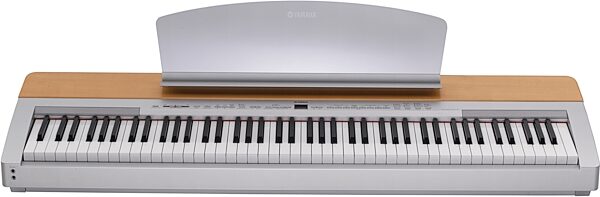 open zoom image for Yamaha P140 88-Key Digital Piano, Silver with Music Rest