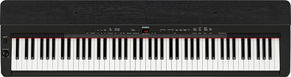 open zoom image for Yamaha P155 Graded Hammer Piano, Black with Dark Oak