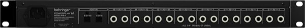 open zoom image for Behringer Powerplay P16-I 16-Channel Input Module for P16-M Personal Mixers, Rear