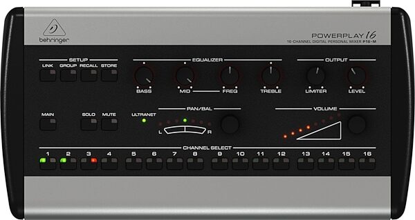 open zoom image for Behringer P16-M Powerplay Personal Headphone Mixer (16-Channel), Mian