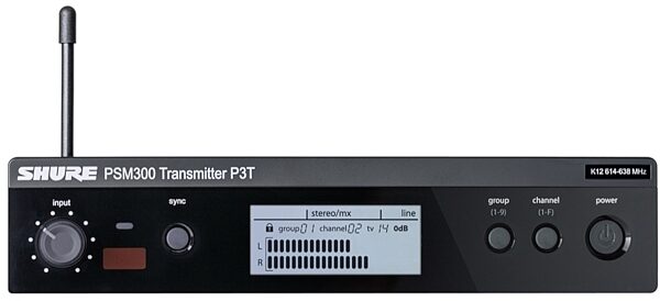 open zoom image for Shure PSM300 Wireless In-Ear Monitor System with SE215CL Earphones, Band G20 (488.150 - 511.850 MHz), Transmitter