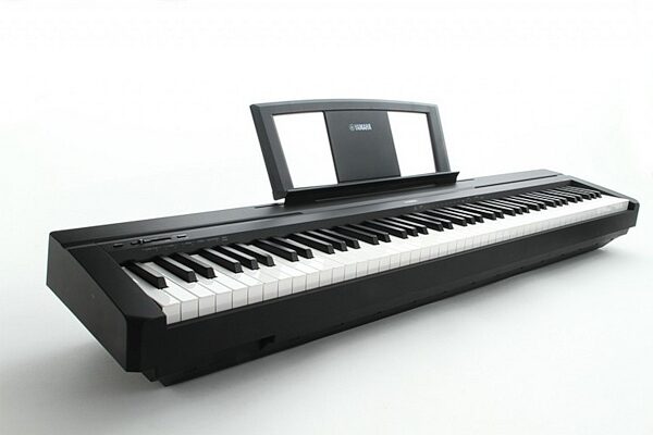 open zoom image for Yamaha P-45 Digital Piano, Black, Open Box (Good), Angle