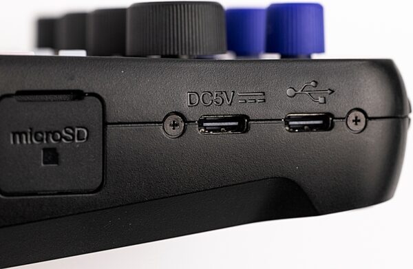 open zoom image for Zoom PodTrak P4next Podcast Recorder, Open Box (Like New), Action Position Back