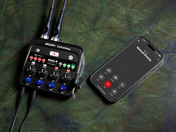 open zoom image for Zoom PodTrak P4next Podcast Recorder, Open Box (Like New), In Use