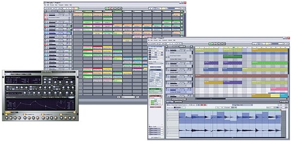 open zoom image for Cakewalk Software Project5 Soft Synth Workstation (Windows), P5v2 Collage 1