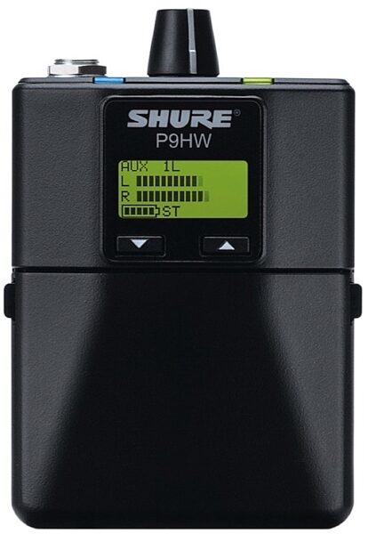 open zoom image for Shure P9HW Wired Personal In-Ear Monitor Bodypack, New, Front