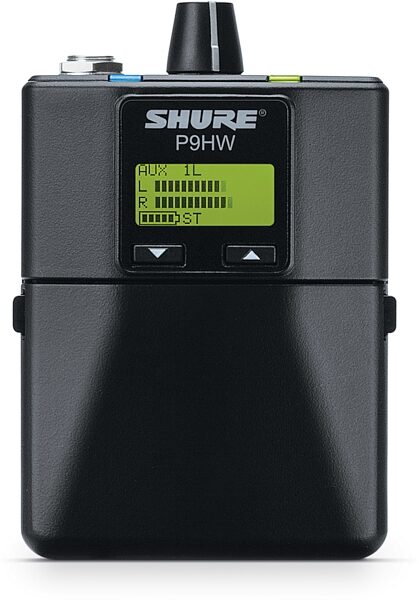 open zoom image for Shure P9HW Wired Personal In-Ear Monitor Bodypack, New, Detail Front