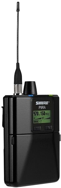 open zoom image for Shure P9RA PSM900 Rechargeable Wireless In-Ear Monitor Bodypack Receiver, Angle
