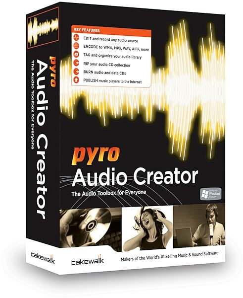 open zoom image for Cakewalk Pyro Audio Creator Software (Windows), Box