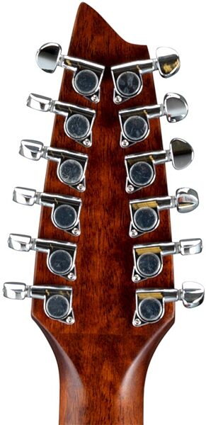open zoom image for Breedlove Passport C250/SMe-12 Acoustic-Electric Guitar, 12-String (with Gig Bag), Headstock Back