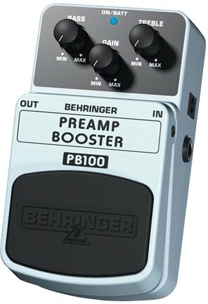 open zoom image for Behringer PB100 Preamplifier and Volume Booster Pedal, Right