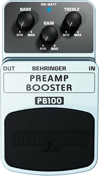 open zoom image for Behringer PB100 Preamplifier and Volume Booster Pedal, Main