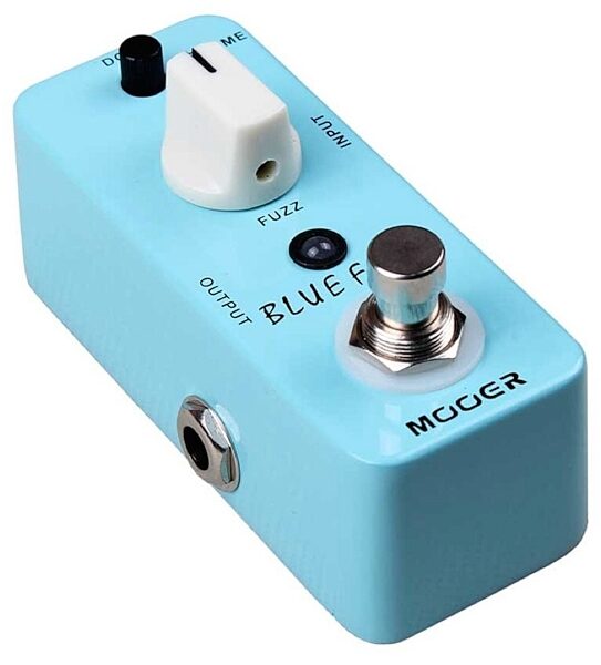 open zoom image for Mooer Blue Faze Vintage Fuzz Pedal, Angle