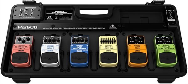 open zoom image for Behringer PB600 Pedalboard with Power Supply, Front 2