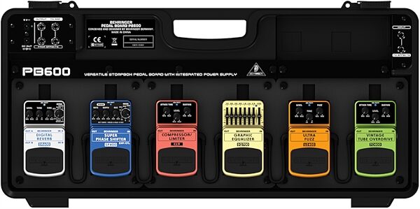open zoom image for Behringer PB600 Pedalboard with Power Supply, Main
