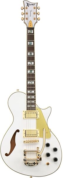 open zoom image for ESP LTD Xtone PC1V Electric Guitar, Pearl White