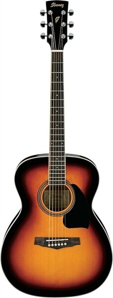 open zoom image for Ibanez PC15 Grand Concert Acoustic Guitar, Vintage Sunburst