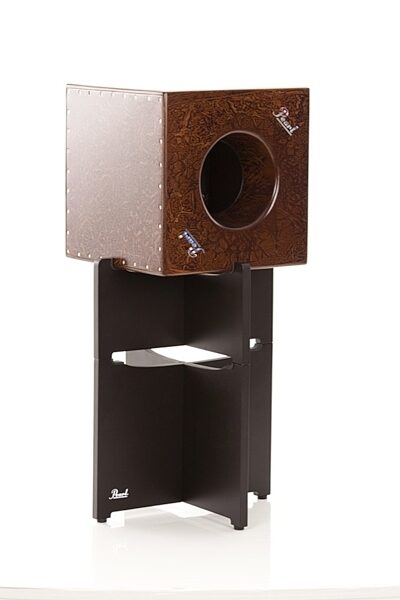 open zoom image for Pearl Cube Cajon with Dual Height Stand, Main