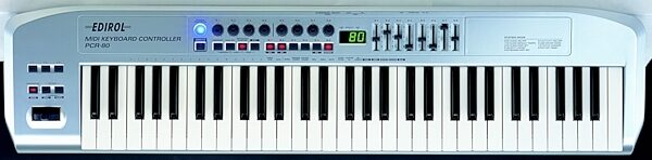 open zoom image for Edirol PCR80 61-Key USB MIDI Keyboard Controller, Top