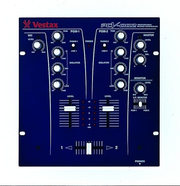open zoom image for Vestax PCV002 2-Channel Scratch Mixer, Main