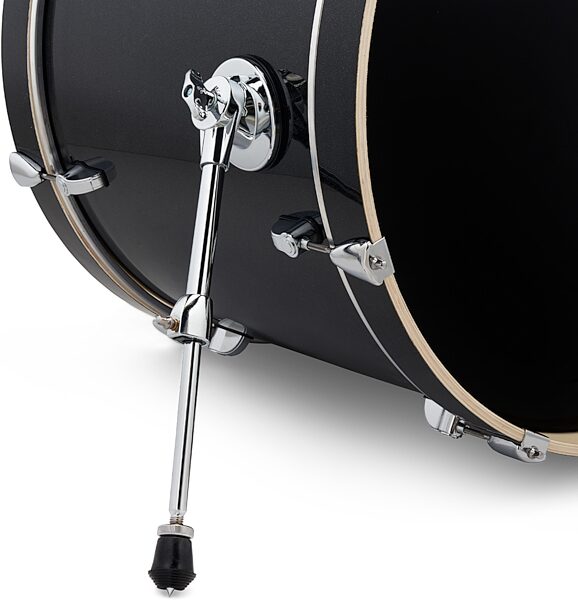 open zoom image for Pacific Drums PDP MainStage Complete Drum Set, 5-Piece, Black Sparkle, Action Position Back