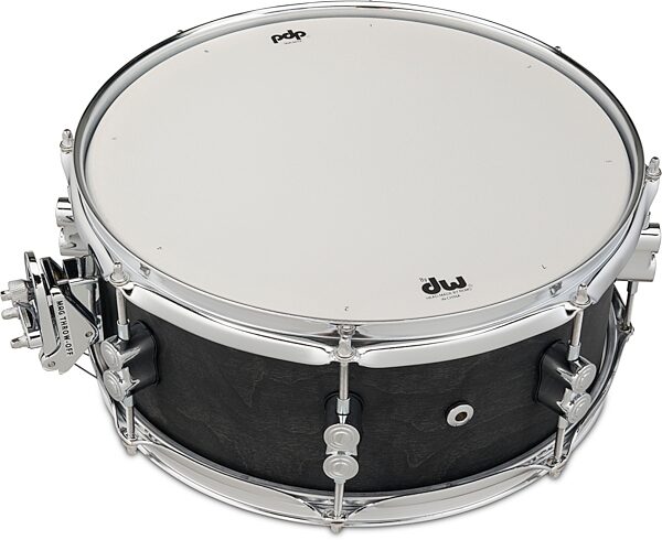 open zoom image for Pacific Concept Series Black Wax Snare Drum, Action Position Back