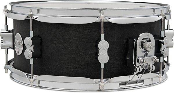 open zoom image for Pacific Concept Series Black Wax Snare Drum, Action Position Back