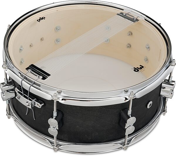 open zoom image for Pacific Concept Series Black Wax Snare Drum, Action Position Back
