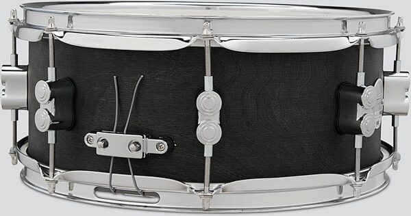 open zoom image for Pacific Concept Series Black Wax Snare Drum, Action Position Back