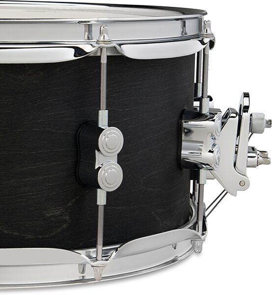 open zoom image for Pacific Concept Series Black Wax Snare Drum, Action Position Back