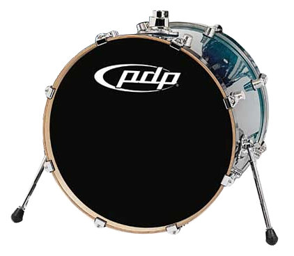 open zoom image for Pacific Drums X7 Maple Bass Drum, Royal Blue Sparkle Fade