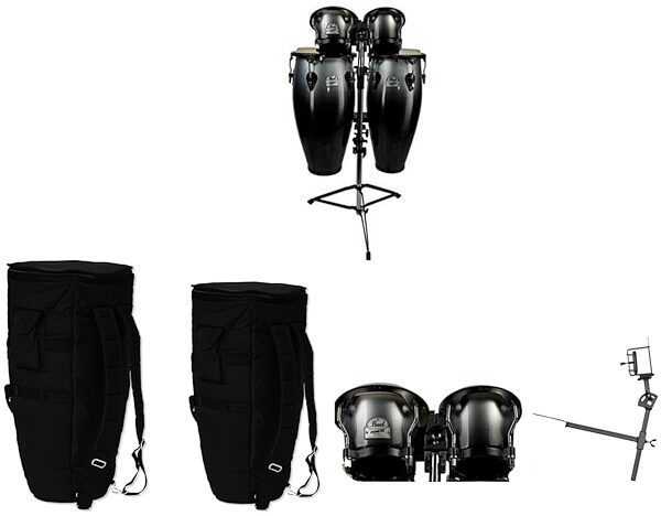 open zoom image for Pearl Primero Conga and Bongo Drums Set, pearl-bongo