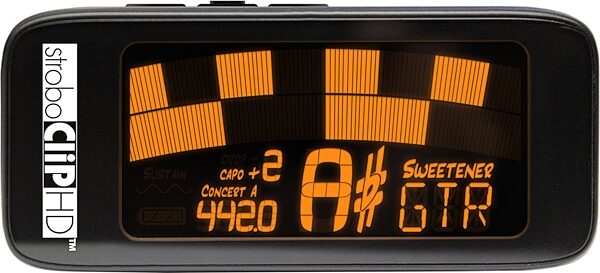 open zoom image for Peterson StroboClip HD Clip-On Tuner, New, Action Position Back