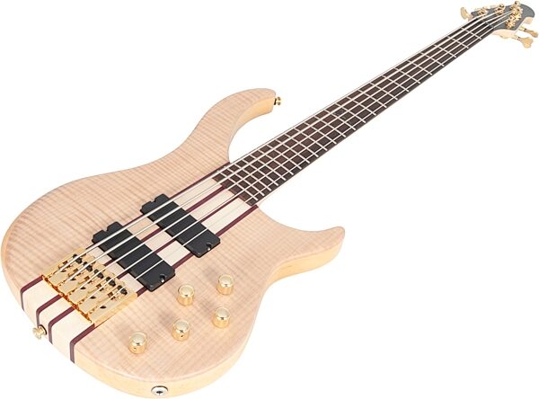 open zoom image for Peavey Cirrus 4 Flame Maple Electric Bass (with Case), Natural, Action Position Back