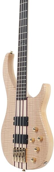 open zoom image for Peavey Cirrus 4 Flame Maple Electric Bass (with Case), Natural, Action Position Back