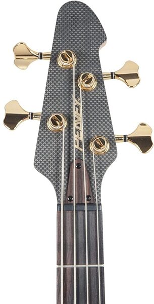 open zoom image for Peavey Cirrus 4 Flame Maple Electric Bass (with Case), Natural, Action Position Back
