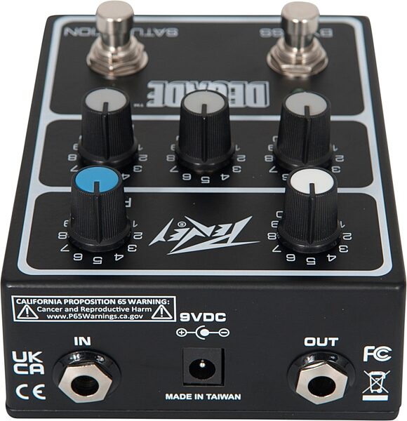 open zoom image for Peavey Decade Preamp Pedal, New, Action Position Back