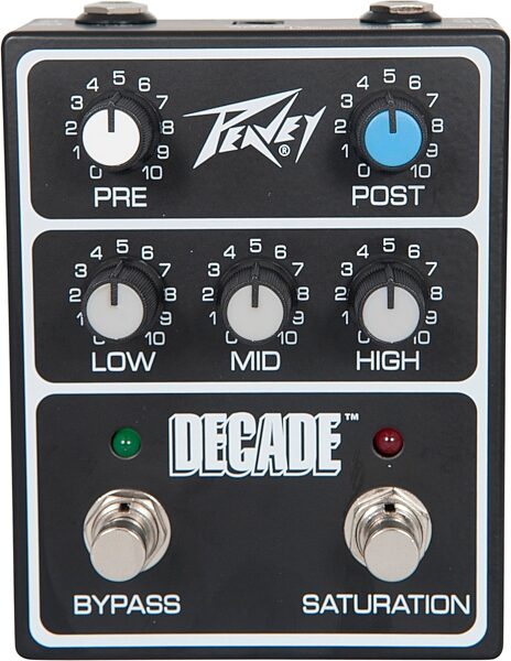 open zoom image for Peavey Decade Preamp Pedal, New, Action Position Back