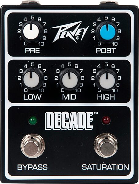 open zoom image for Peavey Decade Preamp Pedal, New, Action Position Back