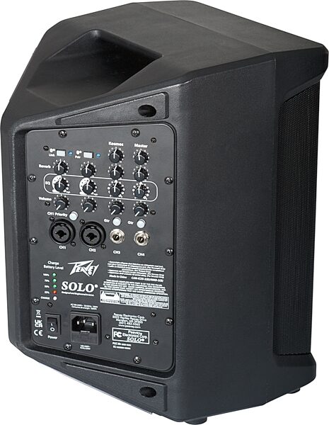 open zoom image for Peavey Solo Portable Battery-Powered PA System, New, Action Position Back