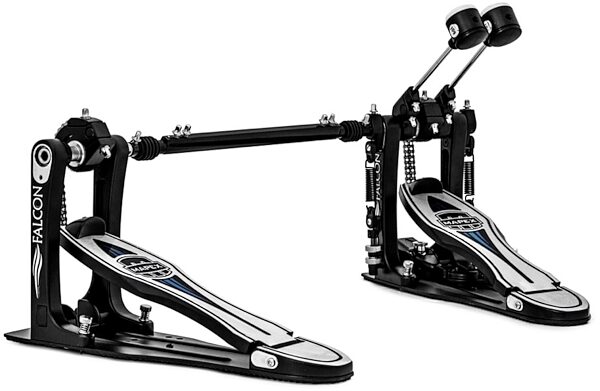open zoom image for Mapex PF1000DTW Falcon Double Bass Drum Pedal, Black/Silver, Main