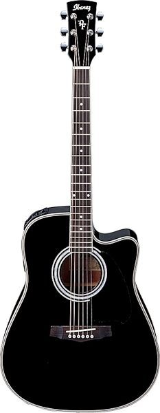 open zoom image for Ibanez PF15CE Cutaway Acoustic-Electric Guitar, Black
