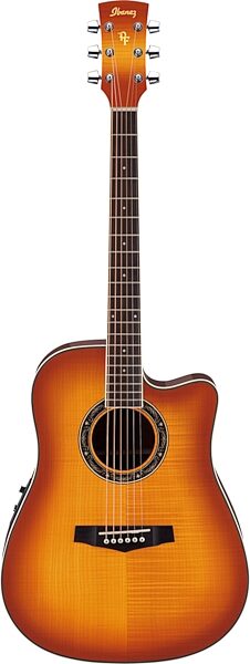 open zoom image for Ibanez PF28ECE Acoustic-Electric Guitar, Vintage Violinburst
