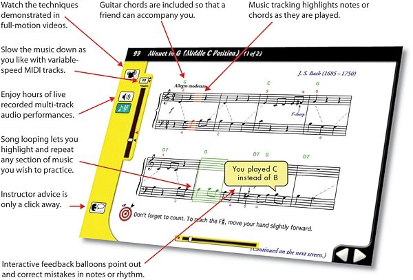 open zoom image for eMedia Piano for Dummies, Boxed, Screenshot