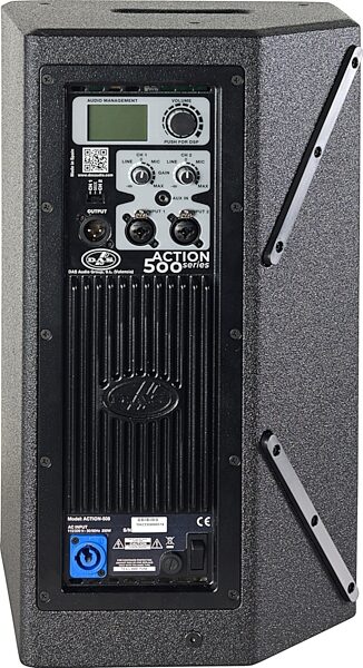 open zoom image for DAS Audio Action-508A Active Loudspeaker, Open Box (Like New), Action Position Back