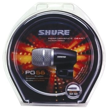 open zoom image for Shure PG56 Performance Gear Snare/Tom Microphone, Main