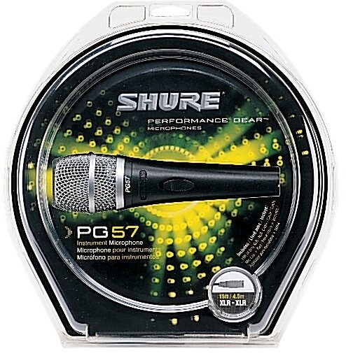 open zoom image for Shure PG57 Performance Gear Instrument Microphone, Main